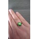 Bague verre fusing verte millefiori