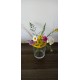 Pique flowers for small pot, glass or glass. Craft creation in enamelled earthenware