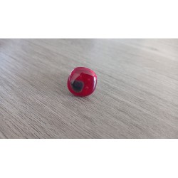 Julie Red Fusing Glass Ring - Co Creations